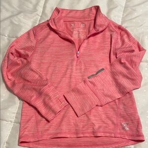Xersion Pink Kids Quarter-Zip Top